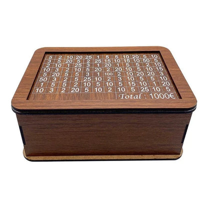 MuntMentor houten spaarpot