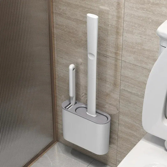 Siliconen wc-borstel met wandhouder