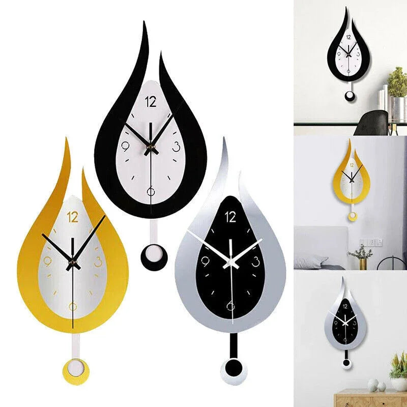 Moderne Acryl Slinger Wandklok
