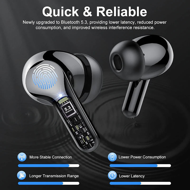 Draadloze Bluetooth 5.3 Oordopjes