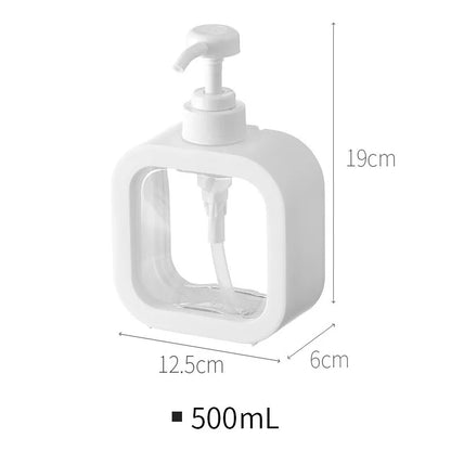 Minimalistische zeepdispenser met strakke vormgeving