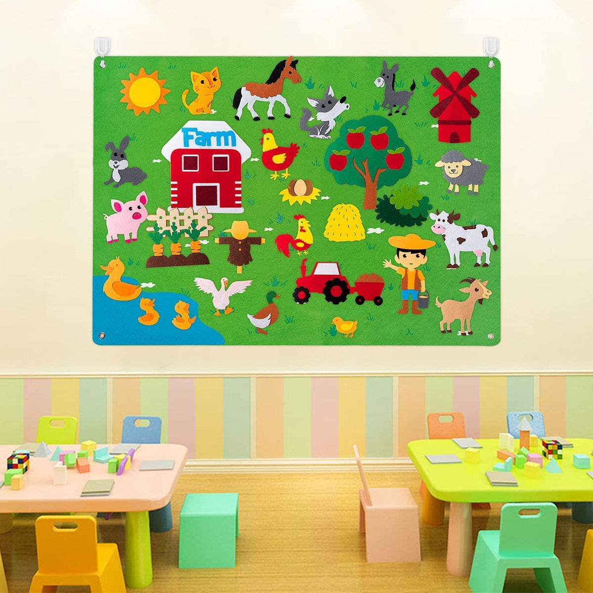 VelvetiKIDS interactief peuter viltbord