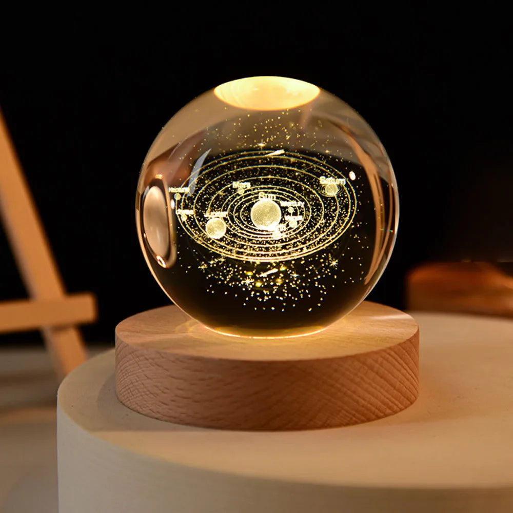 GalaxySphere 3D kristallen bol sfeerlamp