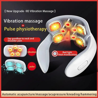 NECKVIBE slimme vibratie- en warmtenekmassageapparaat