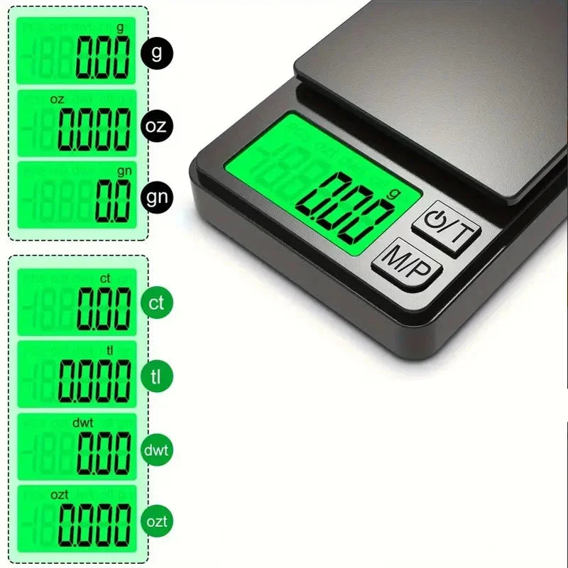 Digitale precisieweegschaal compact