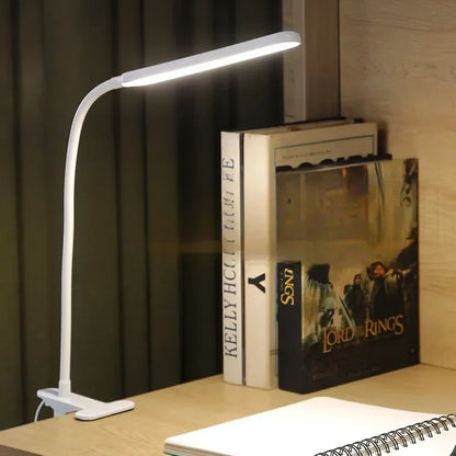 Flexibele LED-klemlamp met USB