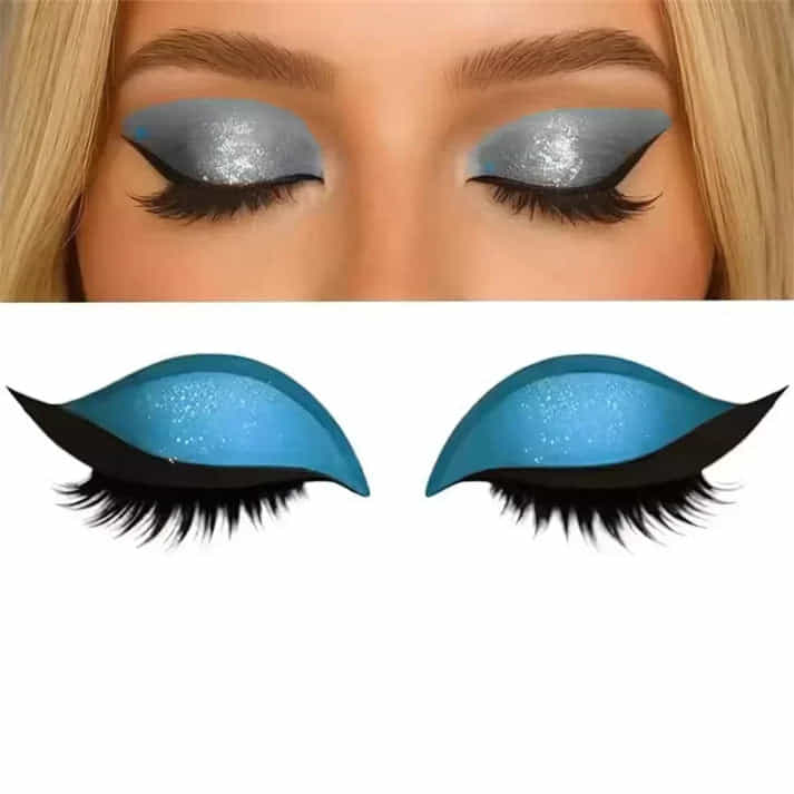 Herbruikbare Eyeliner Stickers