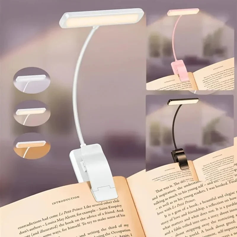 Draagbare LED-leeslamp met Clip