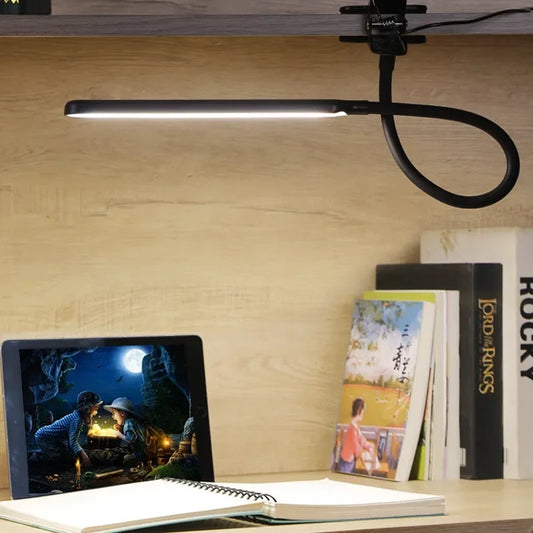Flexibele LED-klemlamp met USB