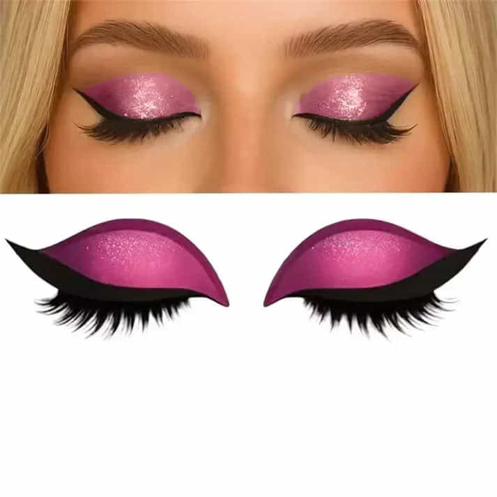 Herbruikbare Eyeliner Stickers