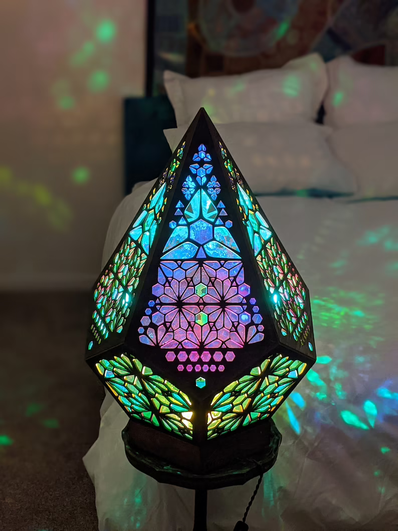 ArtiShine boheemse diamanten tafellamp