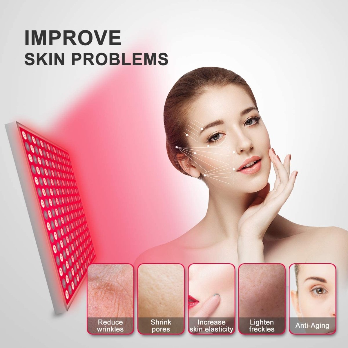 InfraGlow infrarood lichttherapie paneel