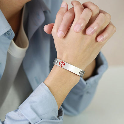 MediBand personaliseerbare medische veiligheidsarmband