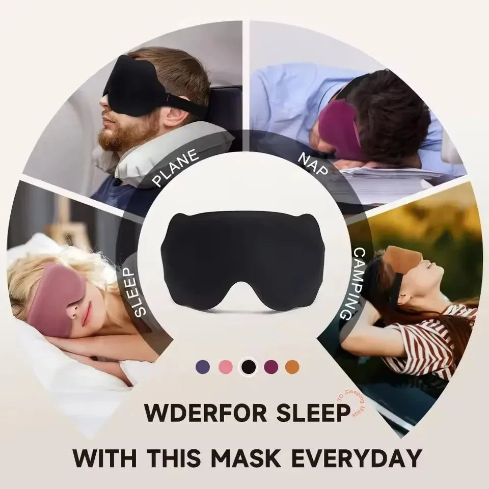 Dreamshade 6D traagschuim slaapmasker