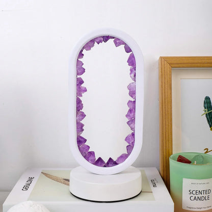 Lumio AuraStone amethist lamp