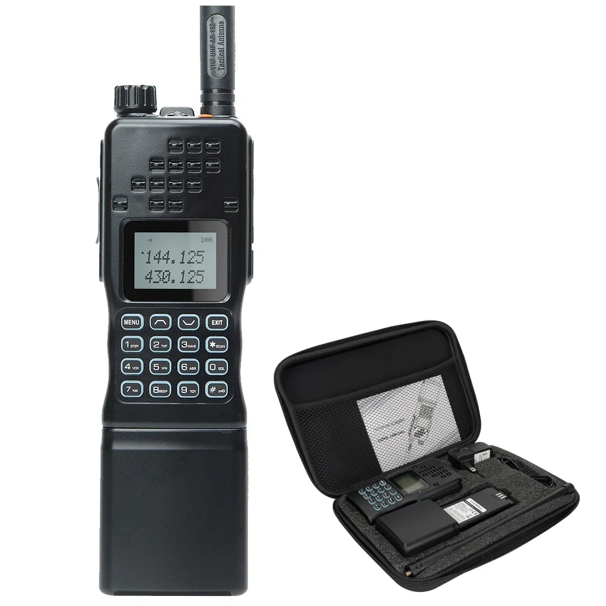 CommGuard dual-band walkie talkie
