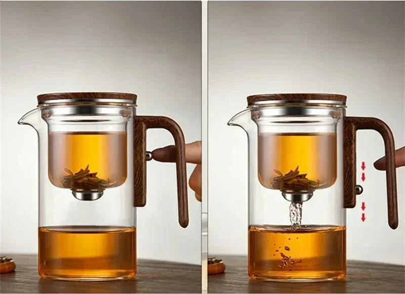 TeaSphere glazen theepot met filter
