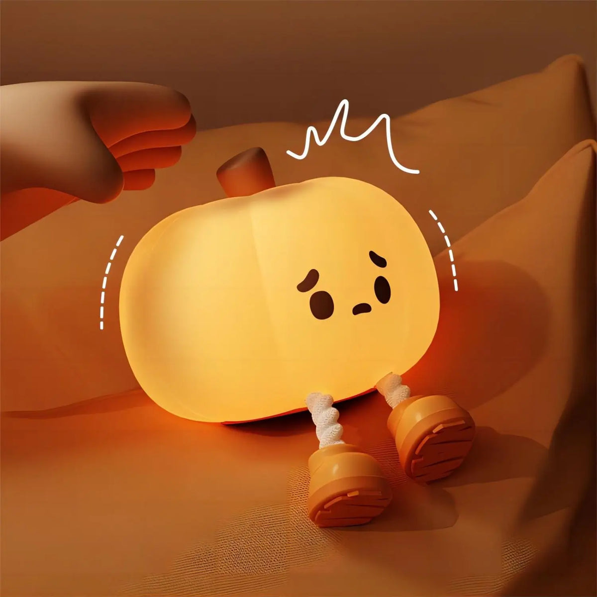 PumpkinGlow siliconen nachtlampje