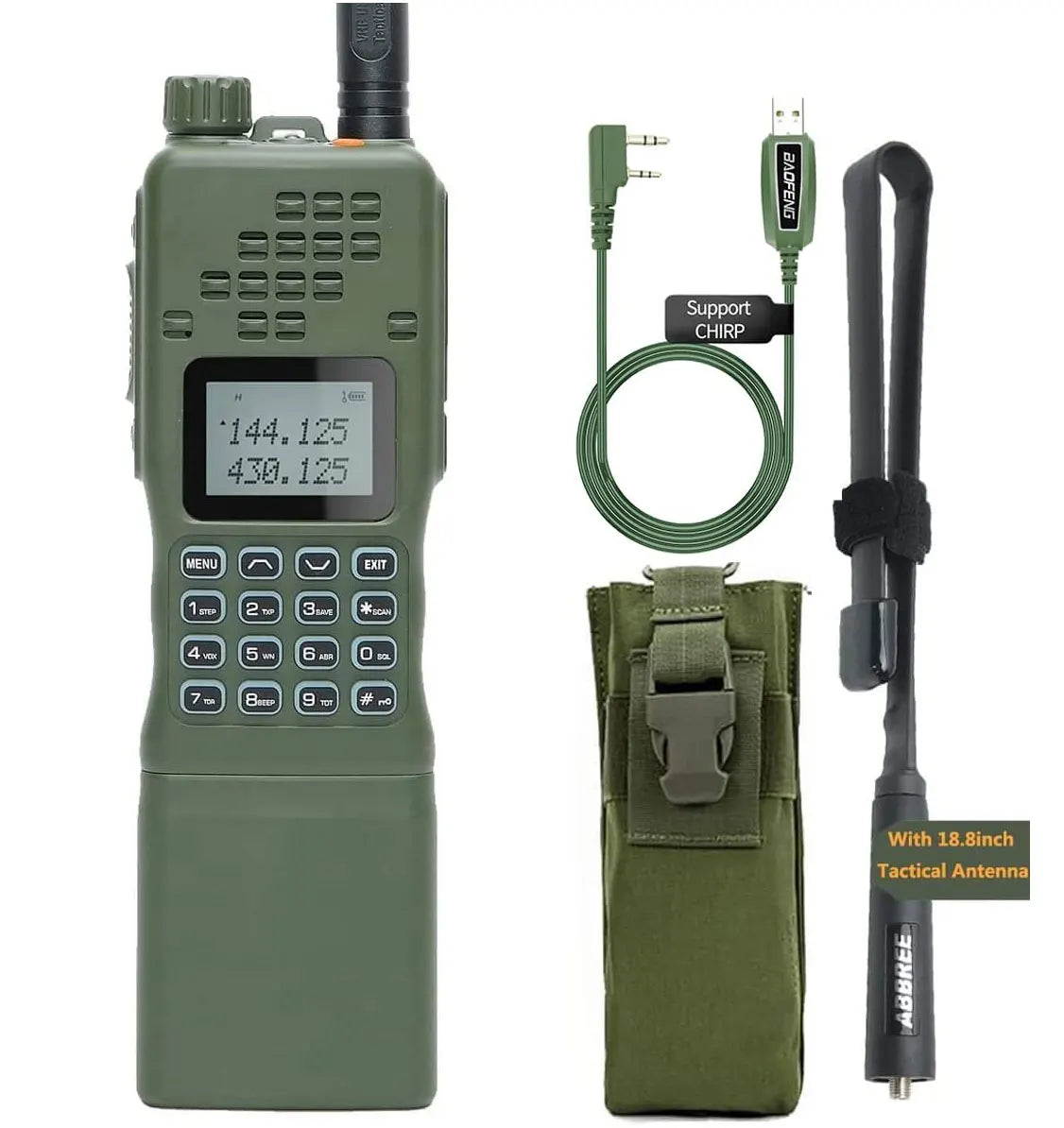 CommGuard dual-band walkie talkie