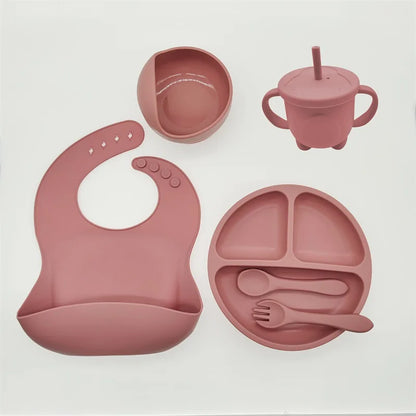 TinyBites siliconen baby eetset