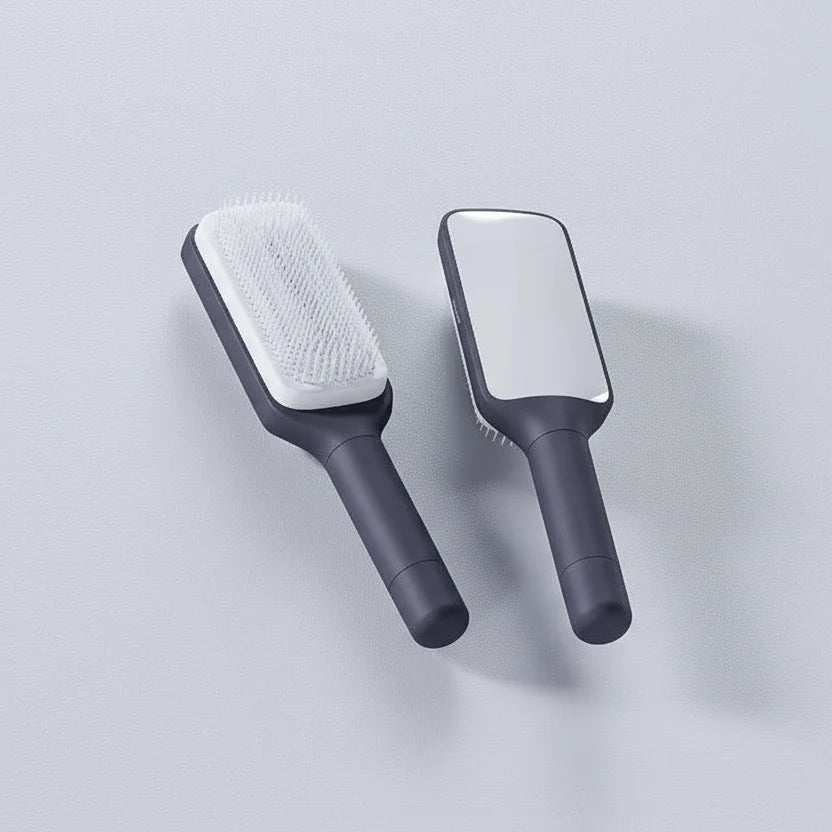 TangleFree zelfreinigende ontwarrende haarborstel