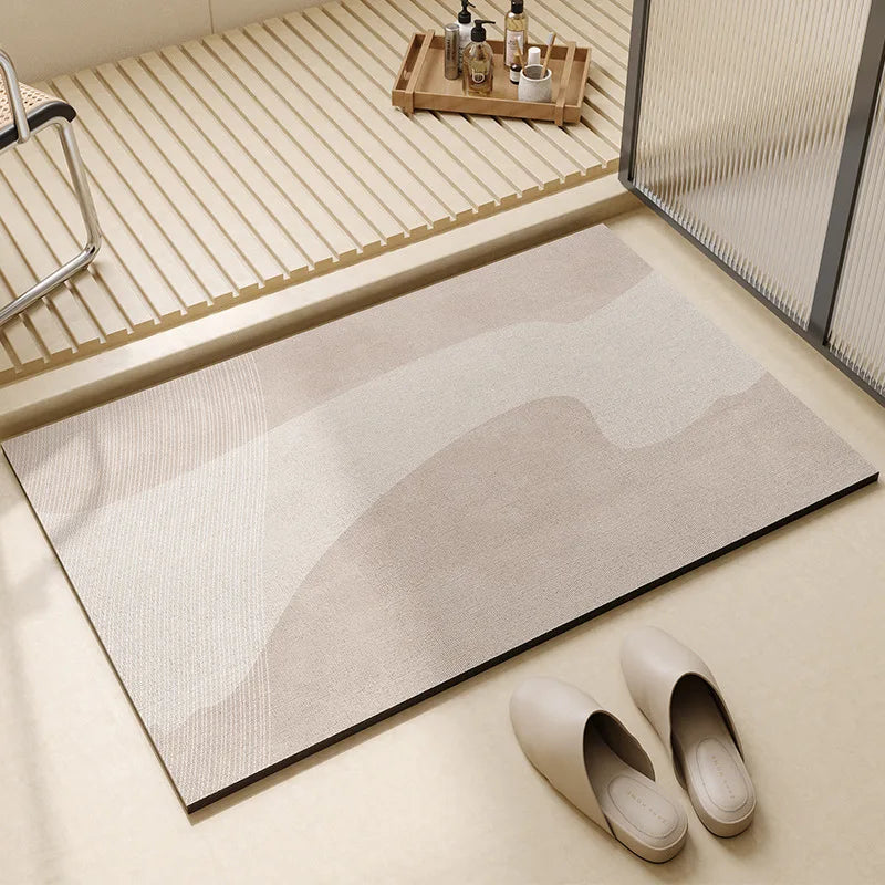 Sneldrogende badmat met antislip
