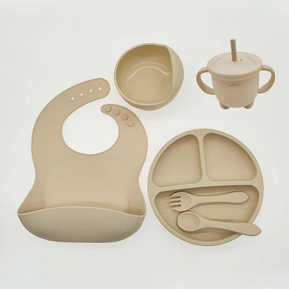 TinyBites siliconen baby eetset