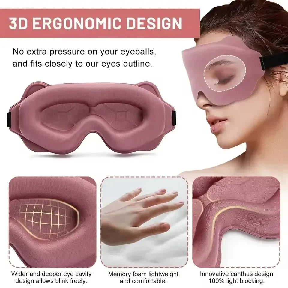 Dreamshade 6D traagschuim slaapmasker
