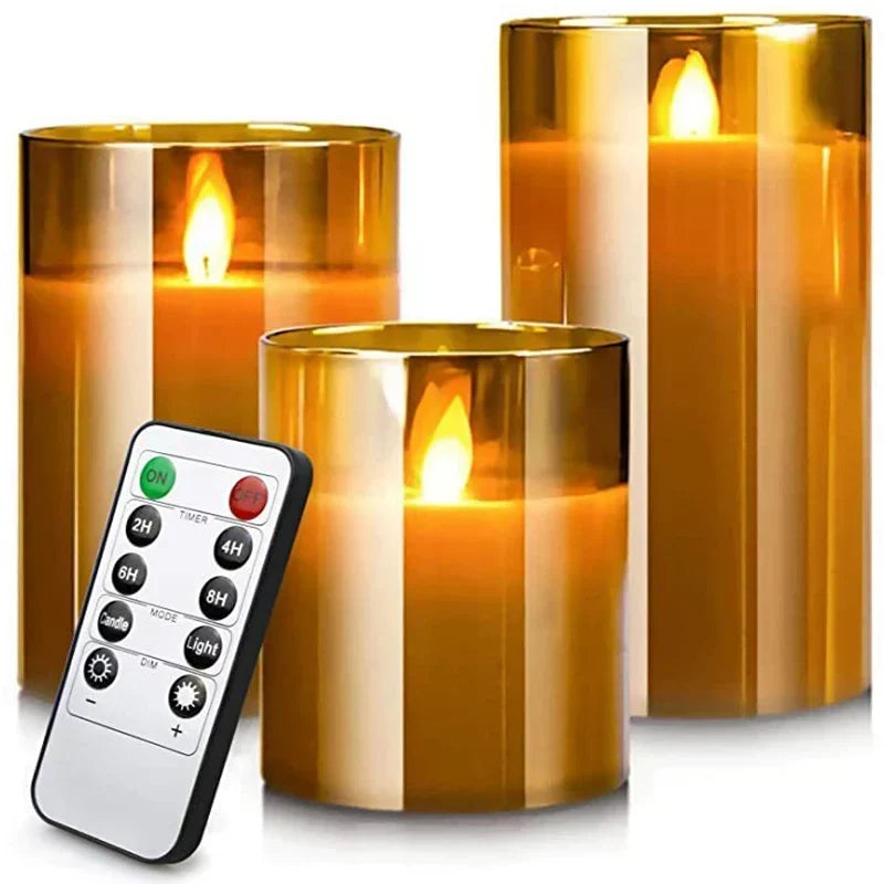 LumiGlow draadloze LED-kaarsenset