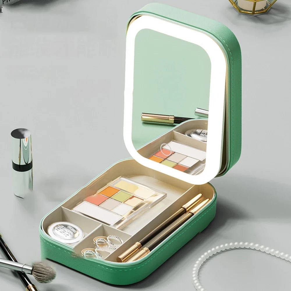 MirrorChic LED Make-Up Spiegel en Organizer