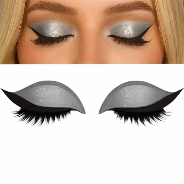 Herbruikbare Eyeliner Stickers