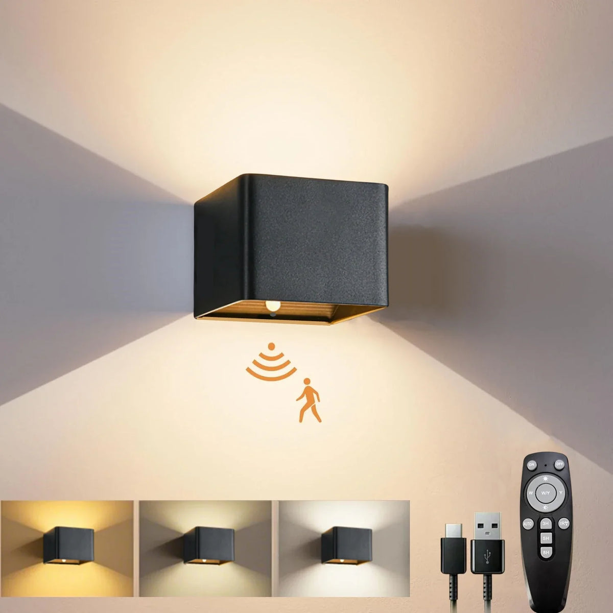 SenseArc draadloze LED wandlamp