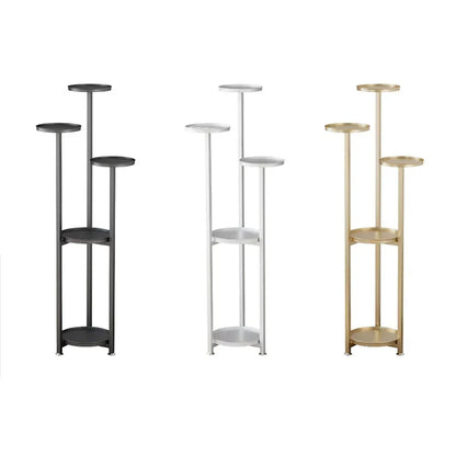 Plantenrek Meerlaags Met Ronde Planken