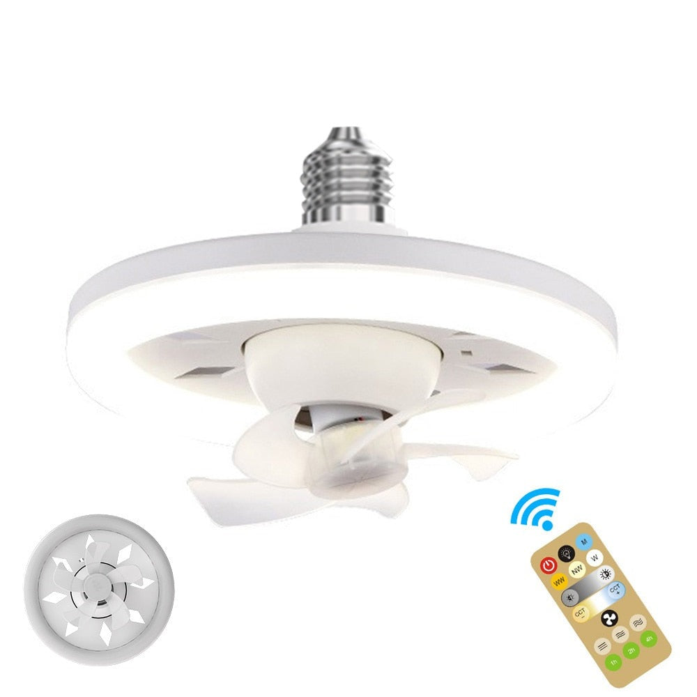 Plafondventilatorlamp met Zwenkkop en Afstandsbediening