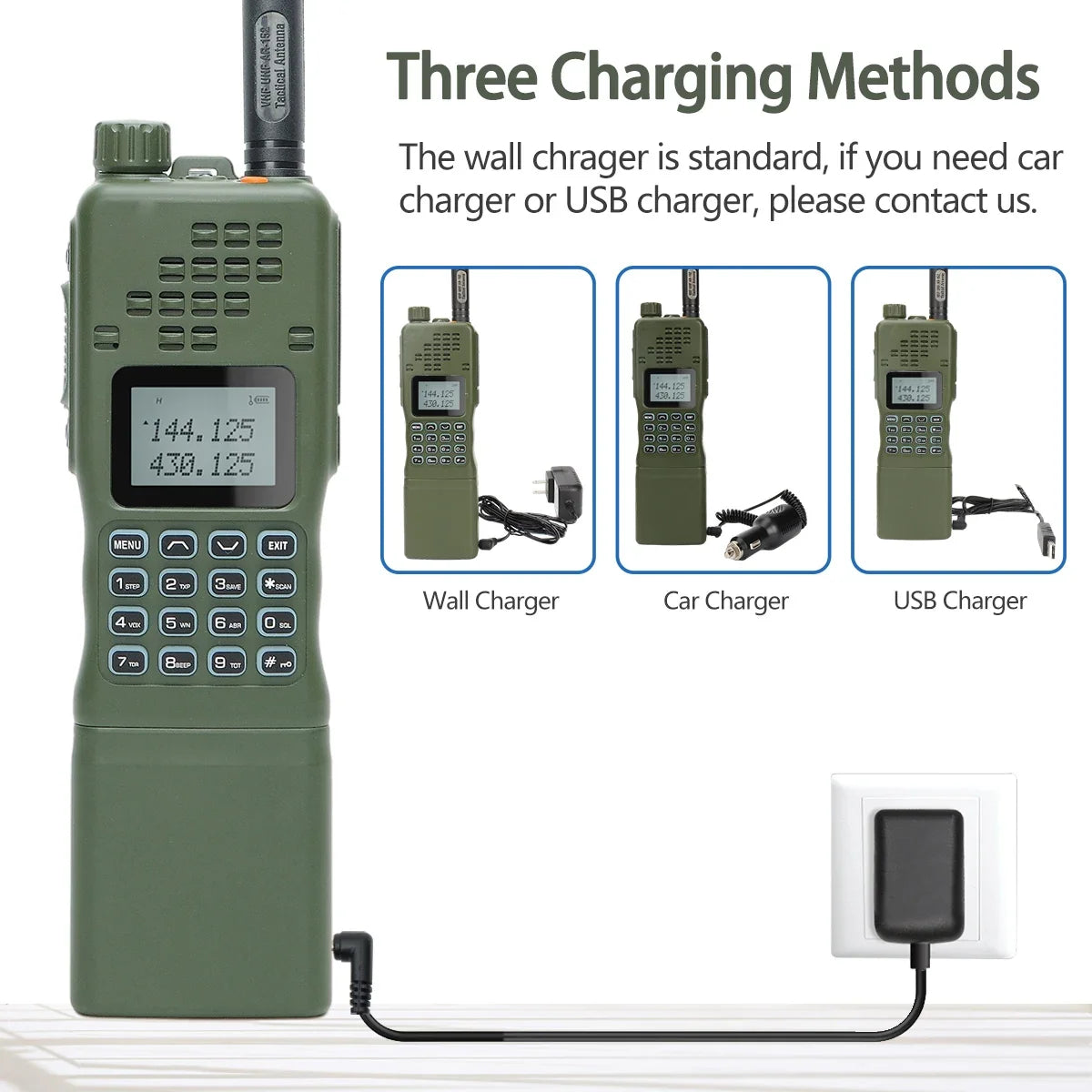 CommGuard dual-band walkie talkie