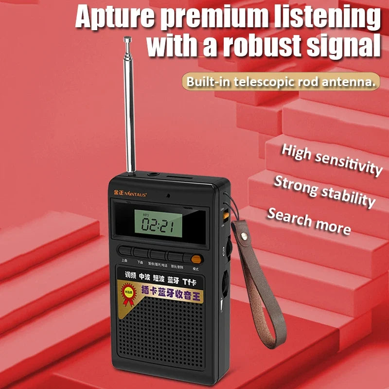 SoundPocket Mini draagbare bluetooth-radio