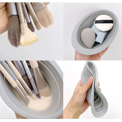 SiliClean opvouwbare siliconen make-up kwastenreiniger