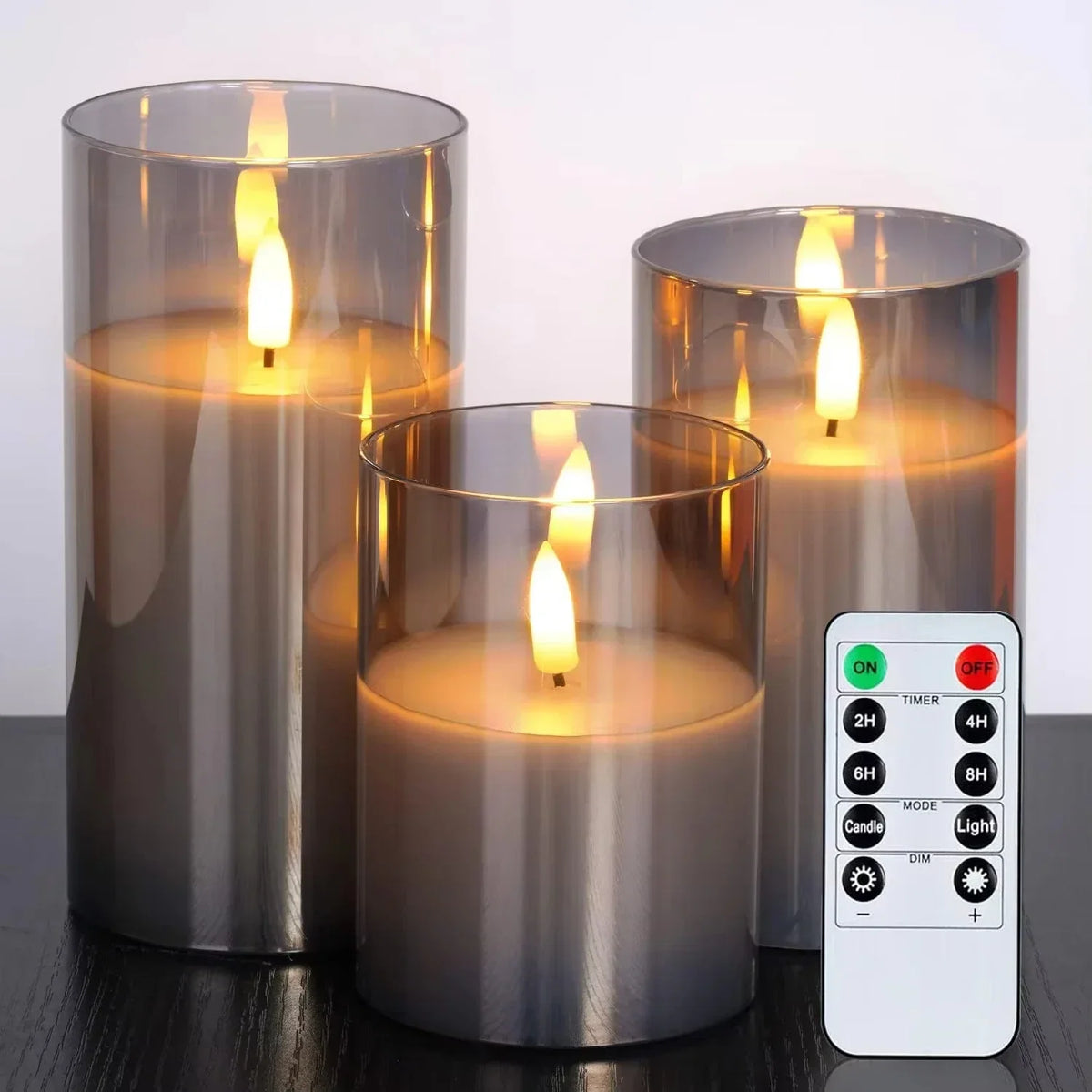 LumiGlow draadloze LED-kaarsenset