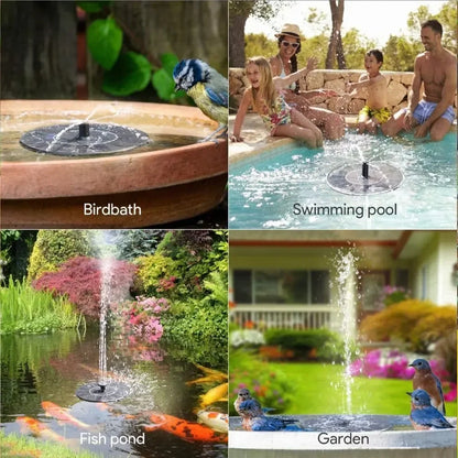 GardenFountain drijvende zonne-energie fontein