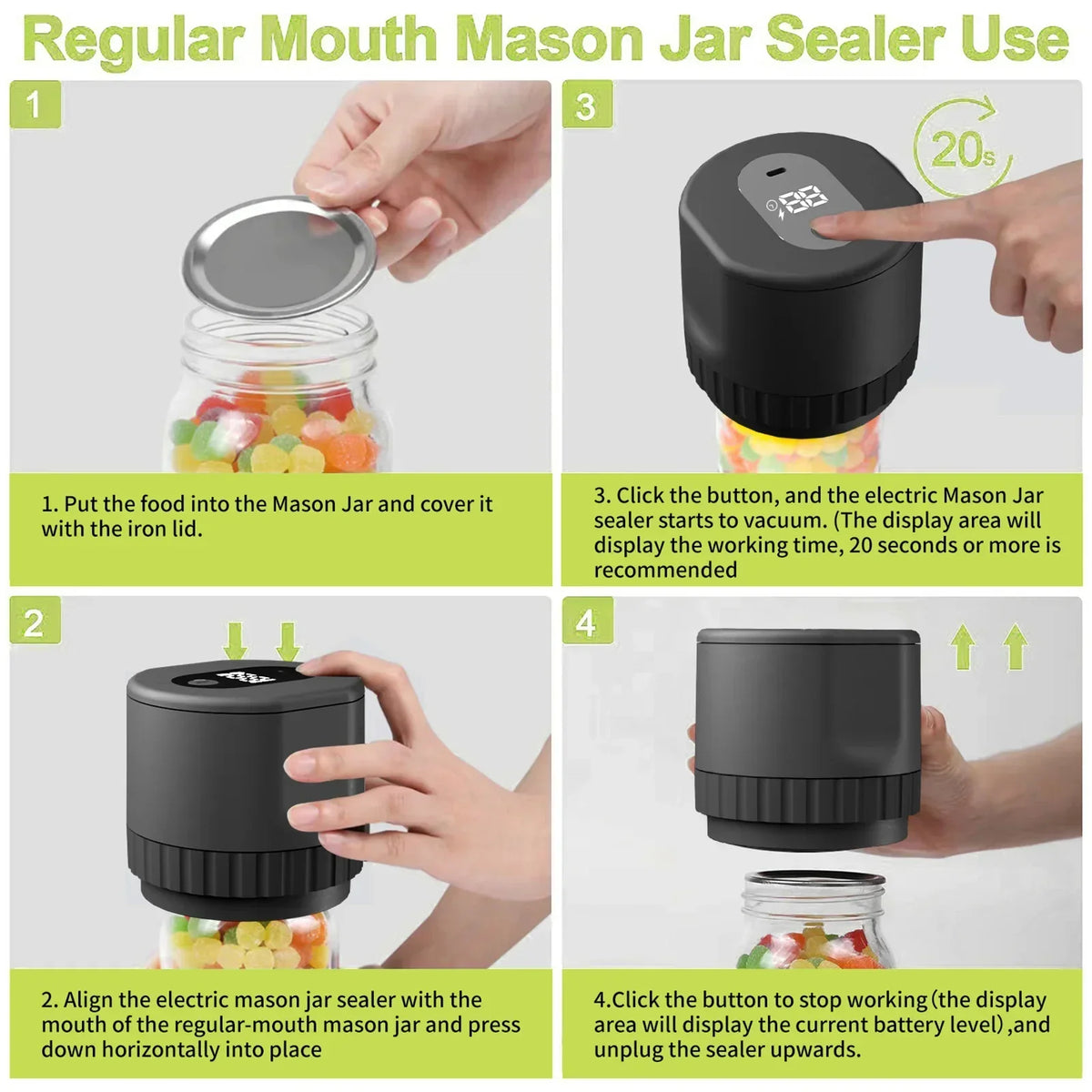 AirLock Mason draagbare vacuümsealer