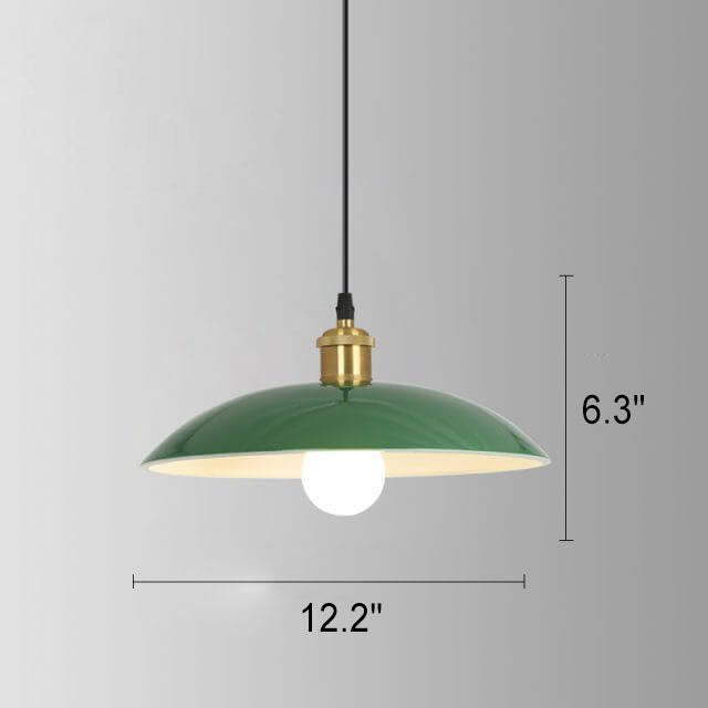 Lumio industriële groene hanglamp