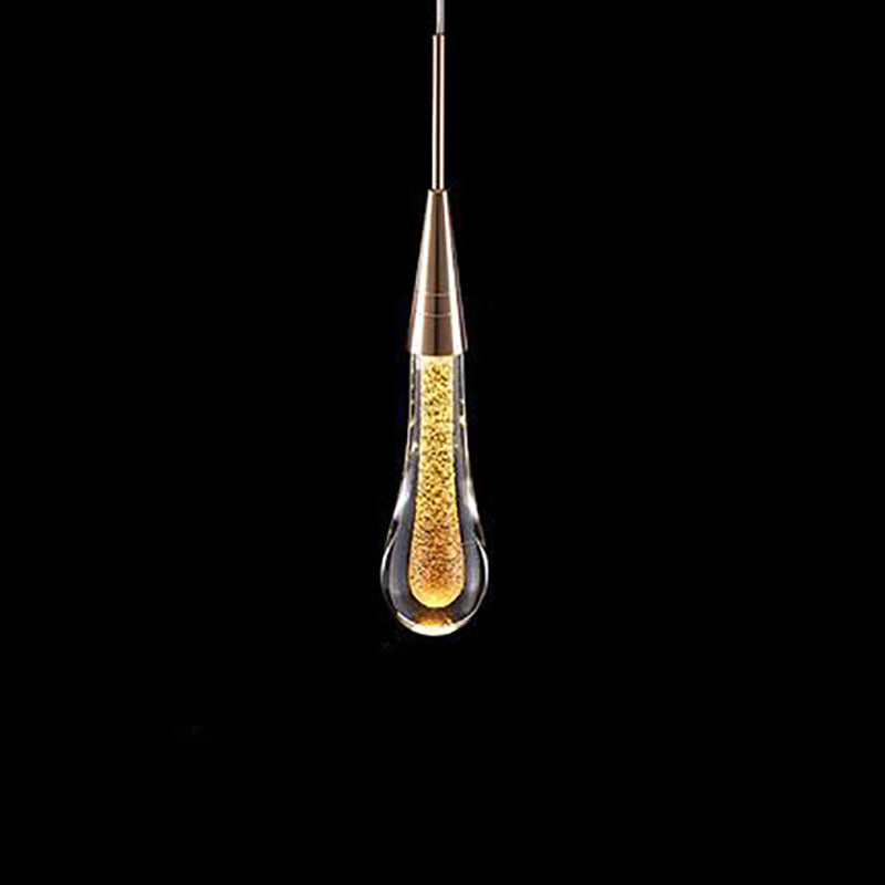 Scandinavische gouden LED hanglamp