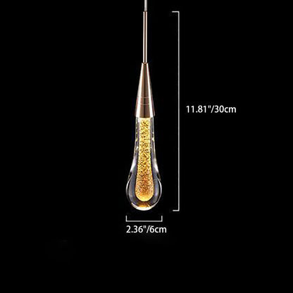 Scandinavische gouden LED hanglamp