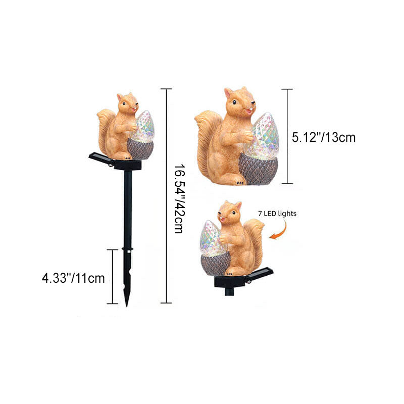 Lumio Eekhoorn solar LED tuinlamp