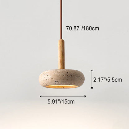Lumio Japanse Hanglamp Travertin LED