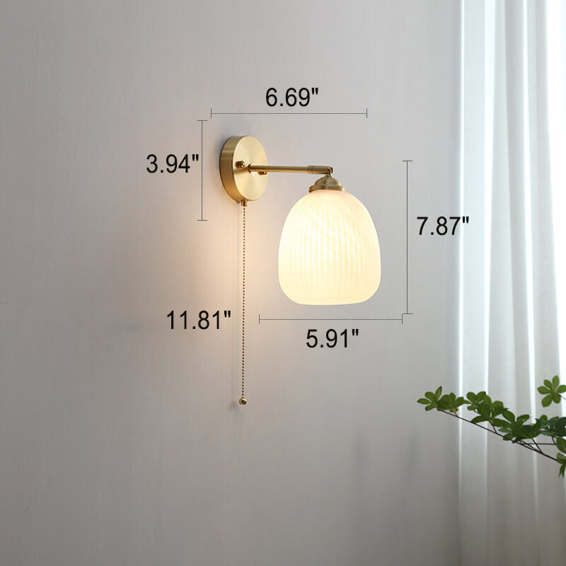 SMD Living moderne glazen wandlamp