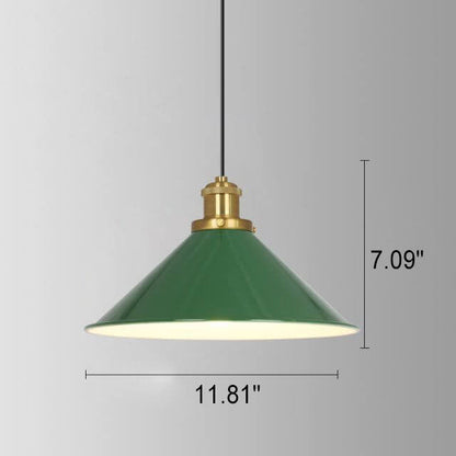 Lumio industriële groene hanglamp