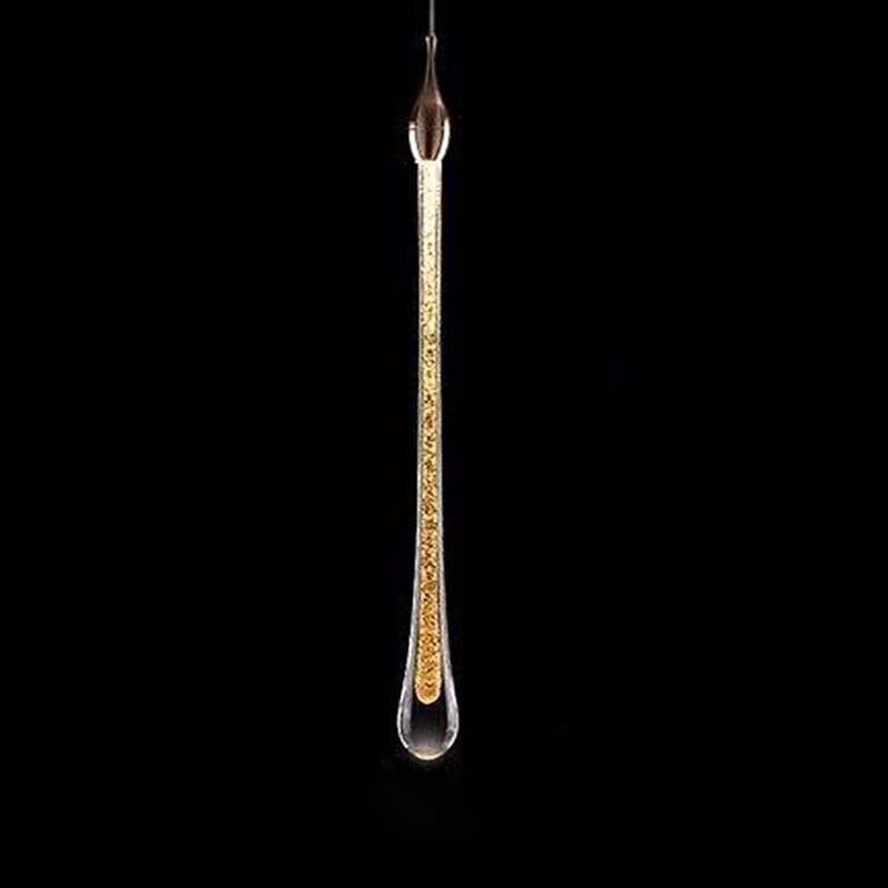 Scandinavische gouden LED hanglamp