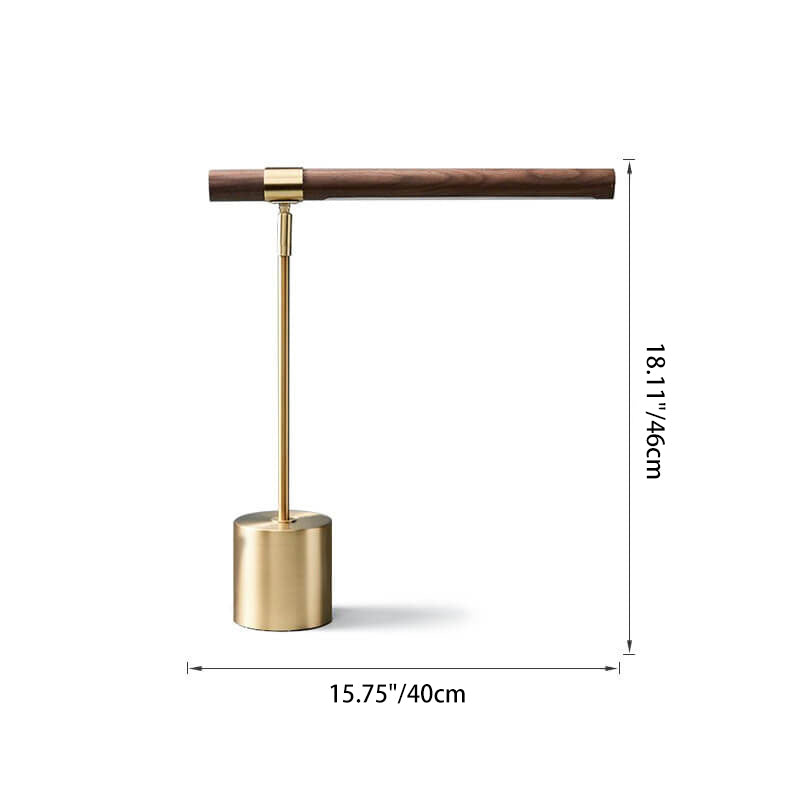 Lumio minimalistische gouden tafellamp