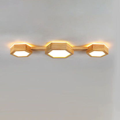 Lumio Japandi houten LED plafondlamp